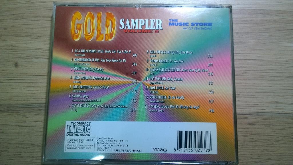 gold sampler volume 2, Ophalen of Verzenden, Gebruikt, Pop
