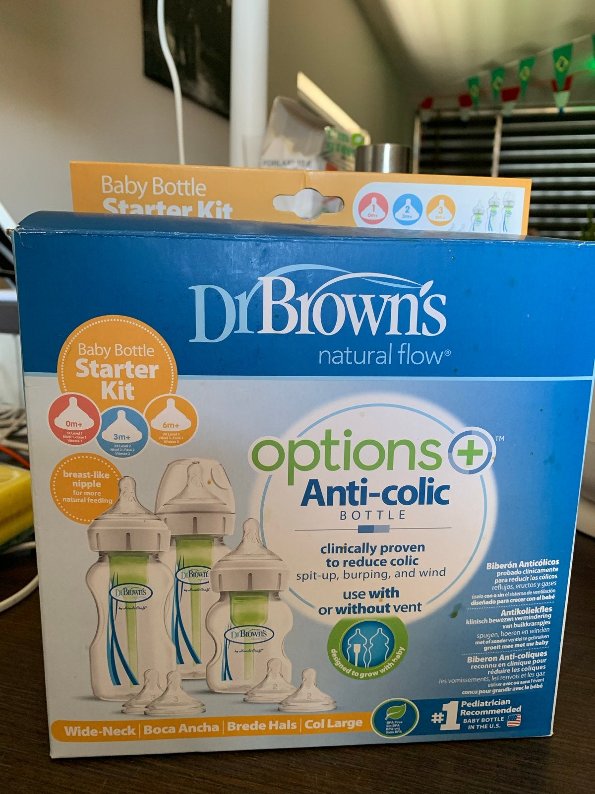 Dr. Brown's Natural Flow Options+ Babyfles Starter Kit, Kinderen en Baby's, Babyvoeding en Toebehoren, Ophalen, Inclusief flessen