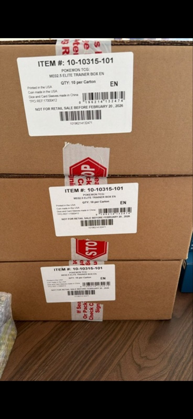 Pokémon TCG: Ascended Elite Trainer Box Case & Mini Tins, Ophalen, Nieuw, Overige typen