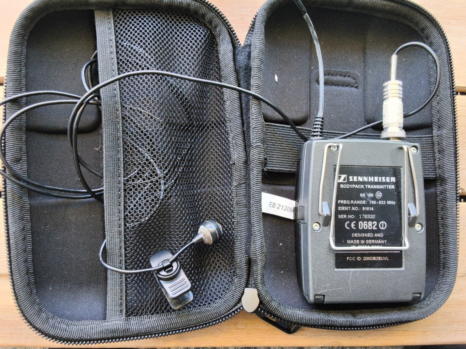 Sennheiser EW100 Beltpack Zender + Ontvanger oude Frequentie, Muziek en Instrumenten, Microfoons, Ophalen of Verzenden, Gebruikt