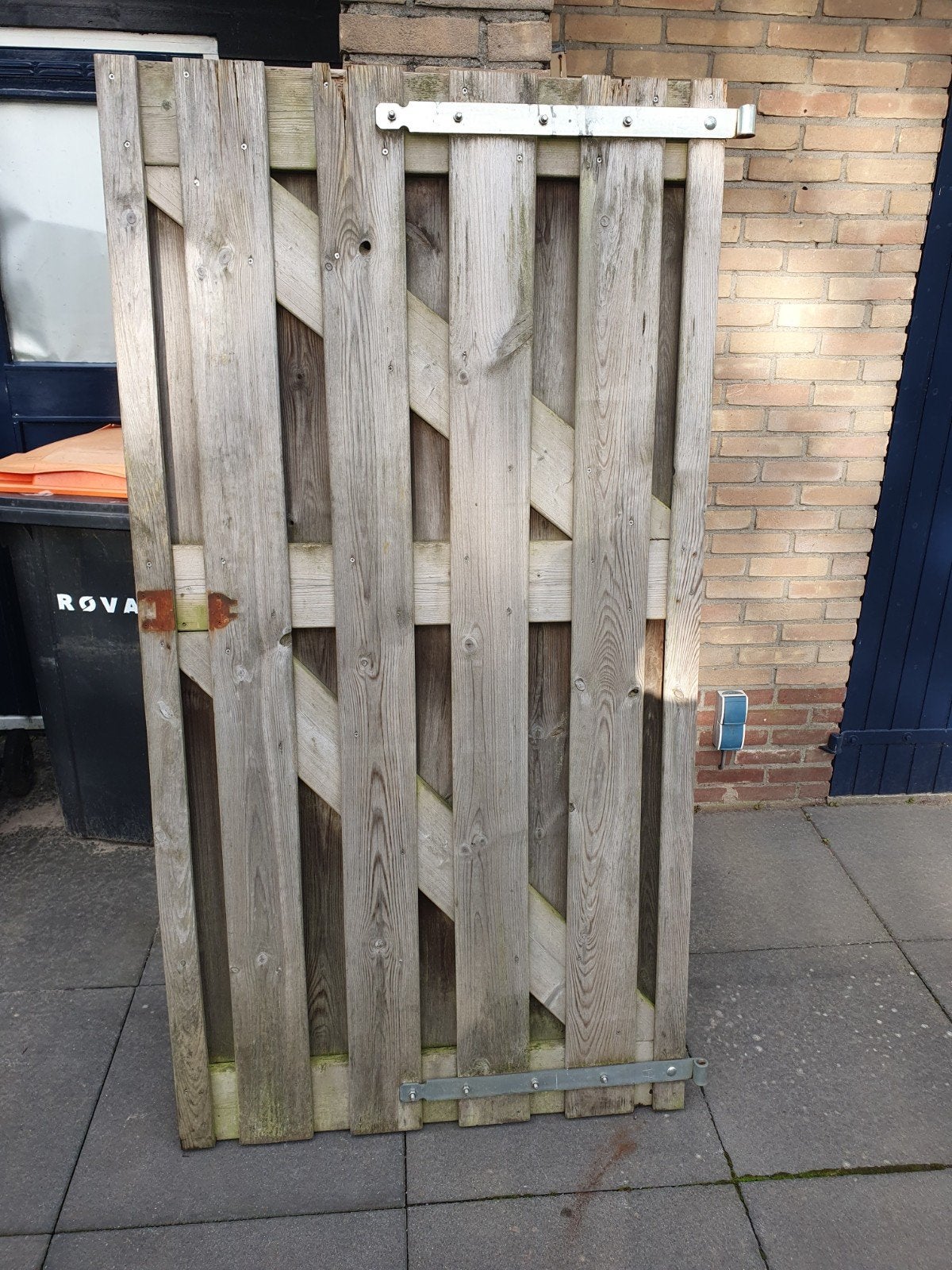 gebruikte  tuindeur, Ophalen, Minder dan 3 meter, Hout, 1 tot 2 meter