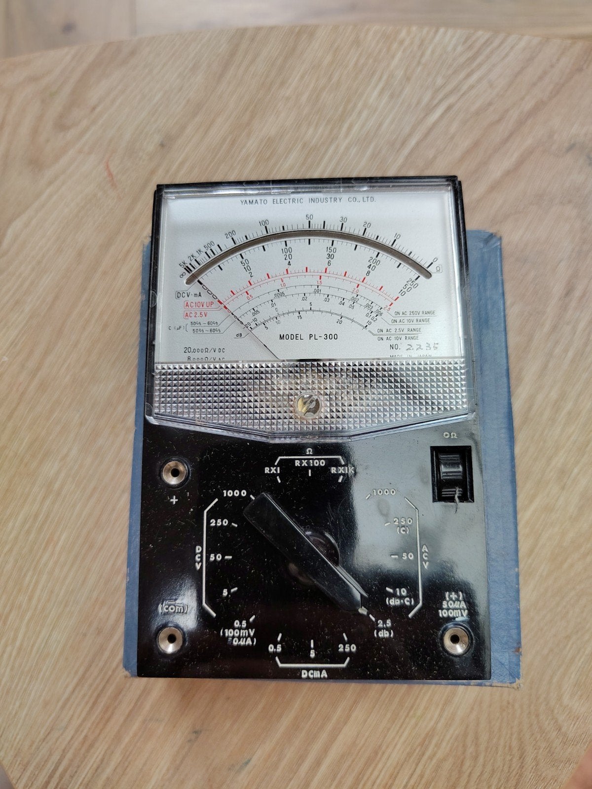Vintage Yamato Multitester Model PL-300 met originele doos, Ophalen of Verzenden, Zo goed als nieuw