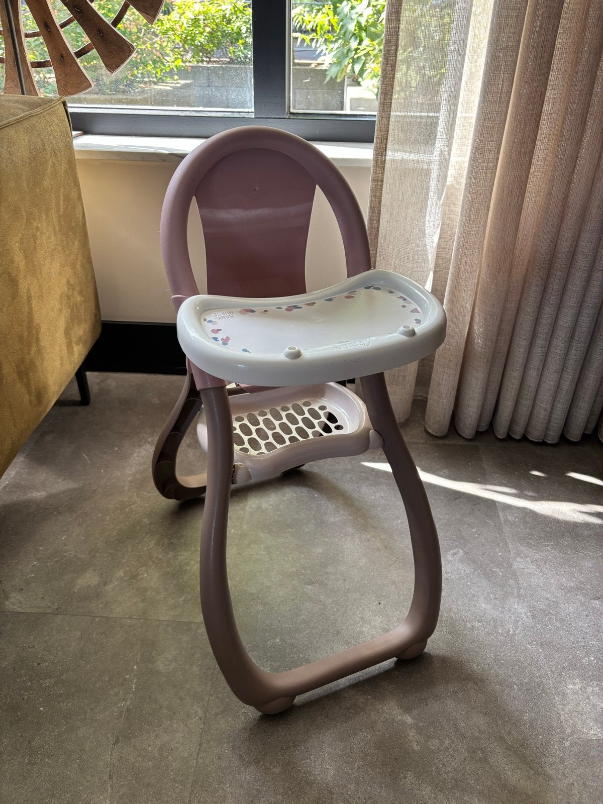 Baby Nurse Eetstoel voor poppen - Smoby, Ophalen, Zo goed als nieuw, Overige typen, Afneembaar eetblad