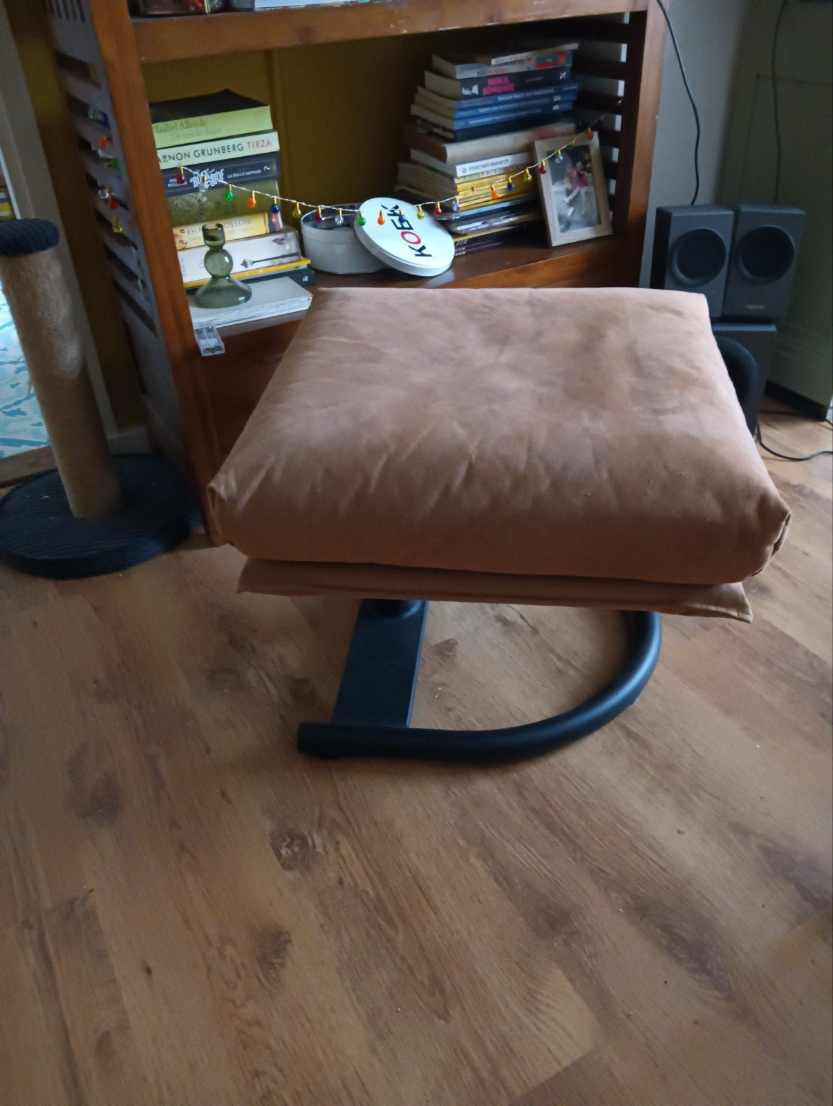 Poef cognackleur, Ophalen of Verzenden, Gebruikt, Minder dan 50 cm