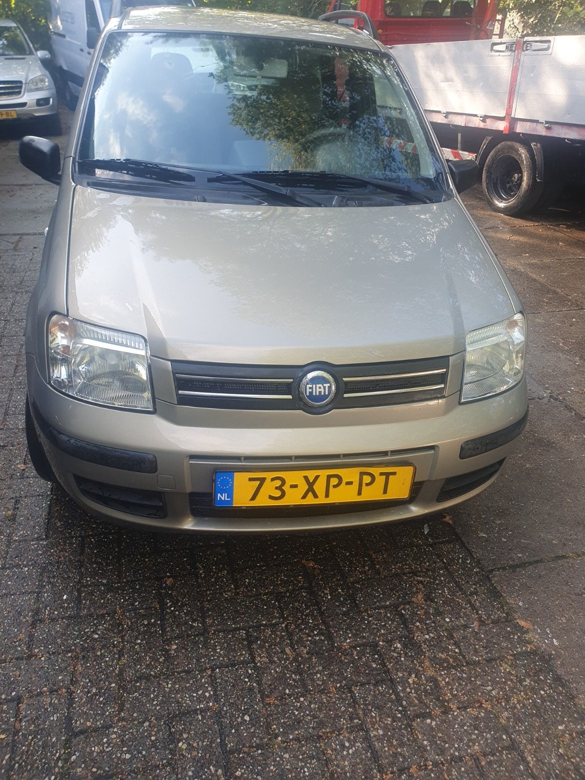 Fiat Panda 1.2 44KW 60PK 2007 Beige, Auto's, Voorwielaandrijving, Beige, Origineel Nederlands, Handgeschakeld