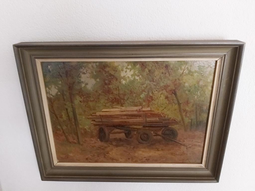 Herman Romyn Oosterbeek, Antiek en Kunst, Kunst | Schilderijen | Klassiek, Ophalen of Verzenden
