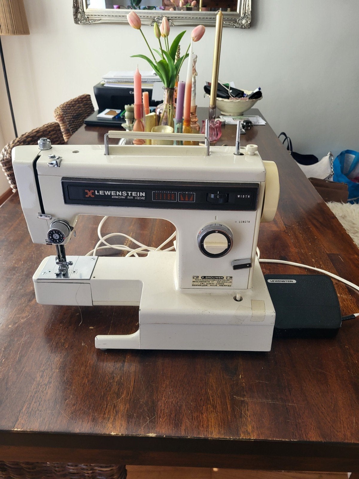 2 X Lewenstein Naaimachines, Hobby en Vrije tijd, Ophalen, Gebruikt, Naaimachine, Overige merken