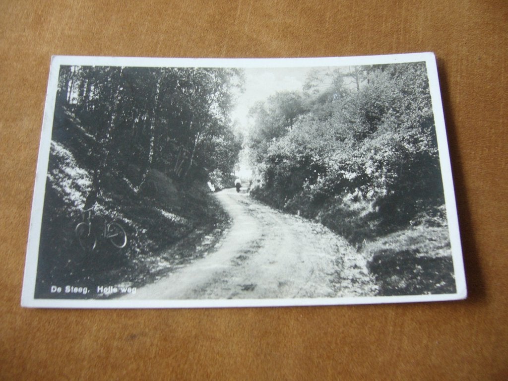 DE STEEG  =  HOLLE WEG 1934, Verzamelen, Ansichtkaarten | Nederland, Ophalen of Verzenden, 1920 tot 1940, Gelopen, Gelderland