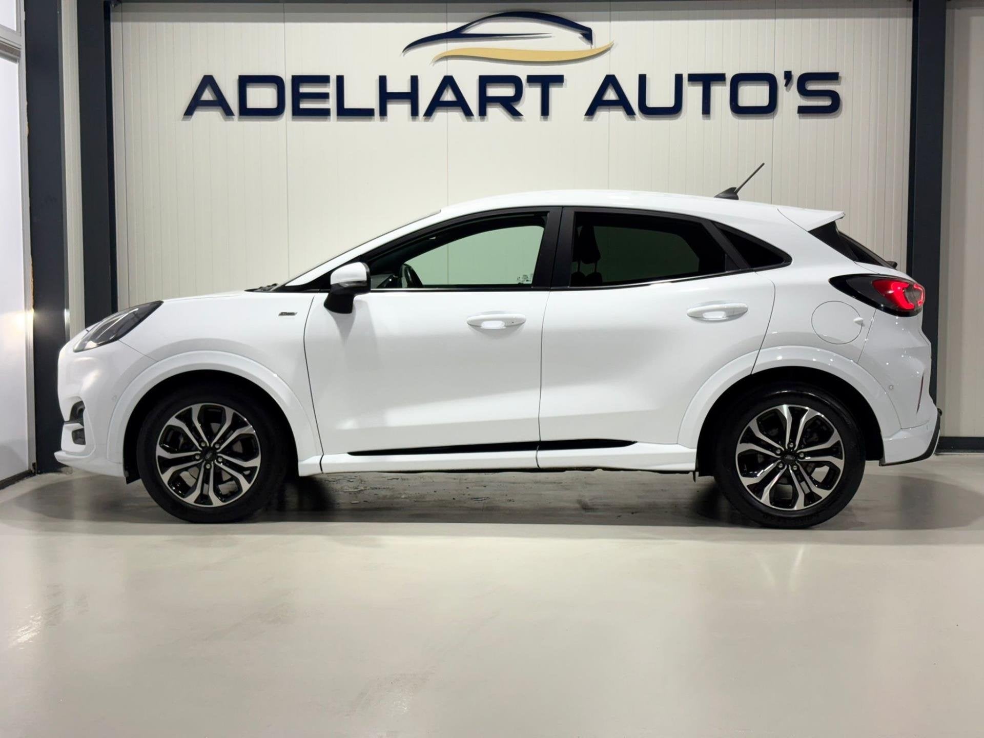 Ford Puma 1.0 EcoBoost Hybrid ST-Line 155 PK / Navigatie ful, Voorwielaandrijving, Wit, Origineel Nederlands, Bedrijf