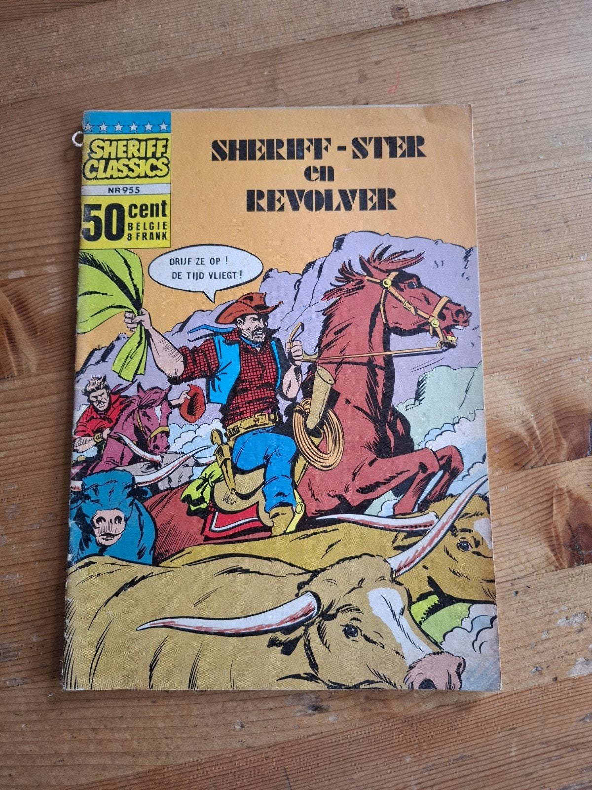 Sheriff Classics nr. 955 - Sheriff-Ster en Revolver, Eén stripboek, Ophalen of Verzenden, Zo goed als nieuw, Onbekend