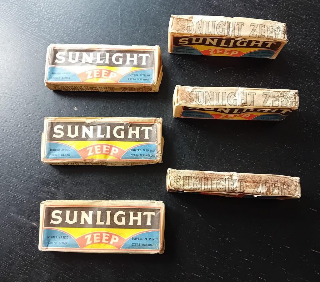 6 dikke blokken sunlight zeep, Ophalen of Verzenden