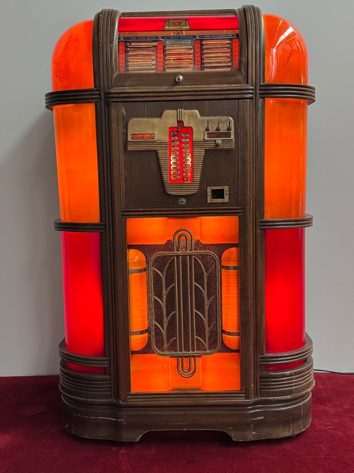 Jukebox Rock-ola Luxury Lightup  Standard, Ophalen, Gebruikt, Rock Ola