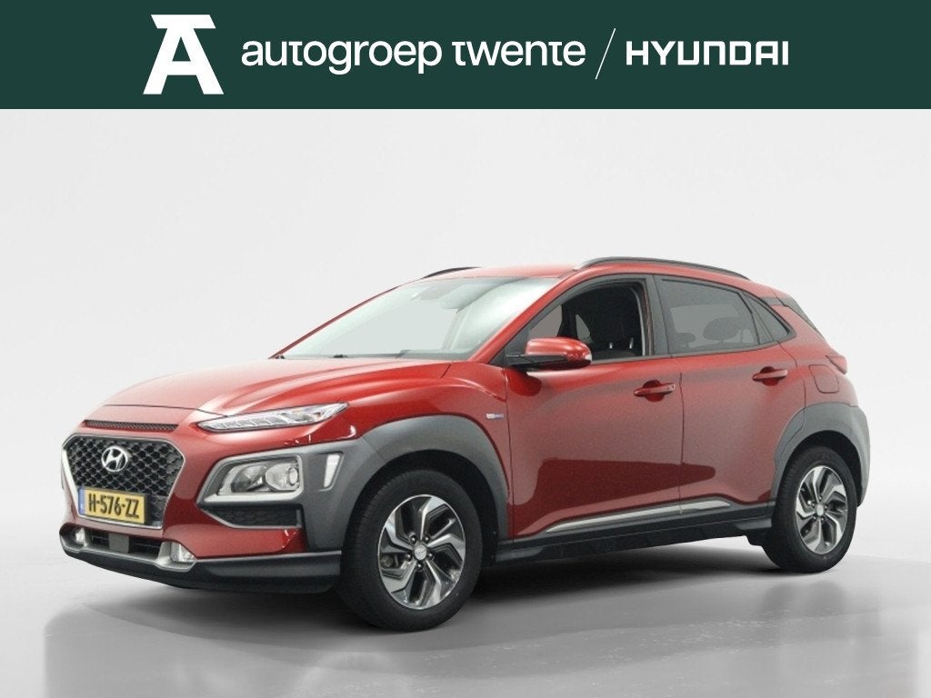 Hyundai Kona 1.6 GDI HEV Fashion, Stof, Gebruikt, Euro 6, Origineel Nederlands