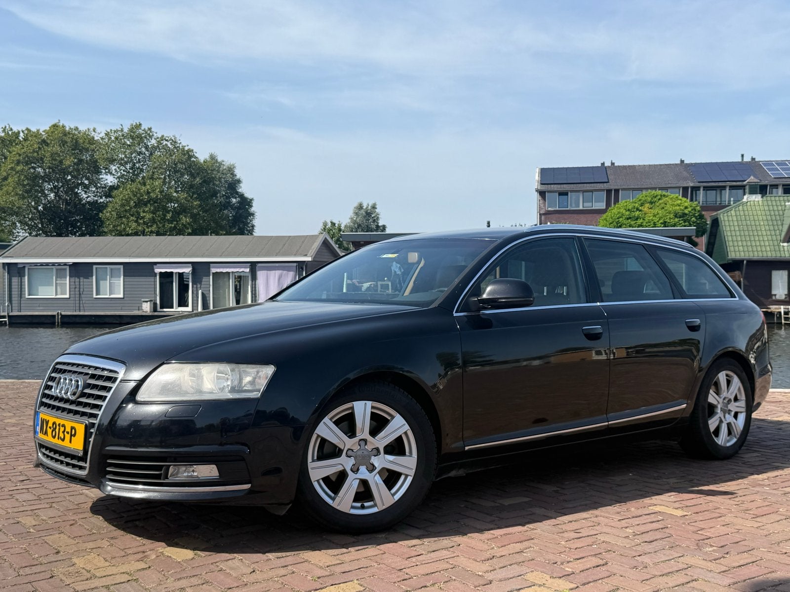 Audi A6 2.0 TDI 100KW Avant 2011 Zwart, Auto's, Voorwielaandrijving, Euro 5, 136 pk, 1610 kg
