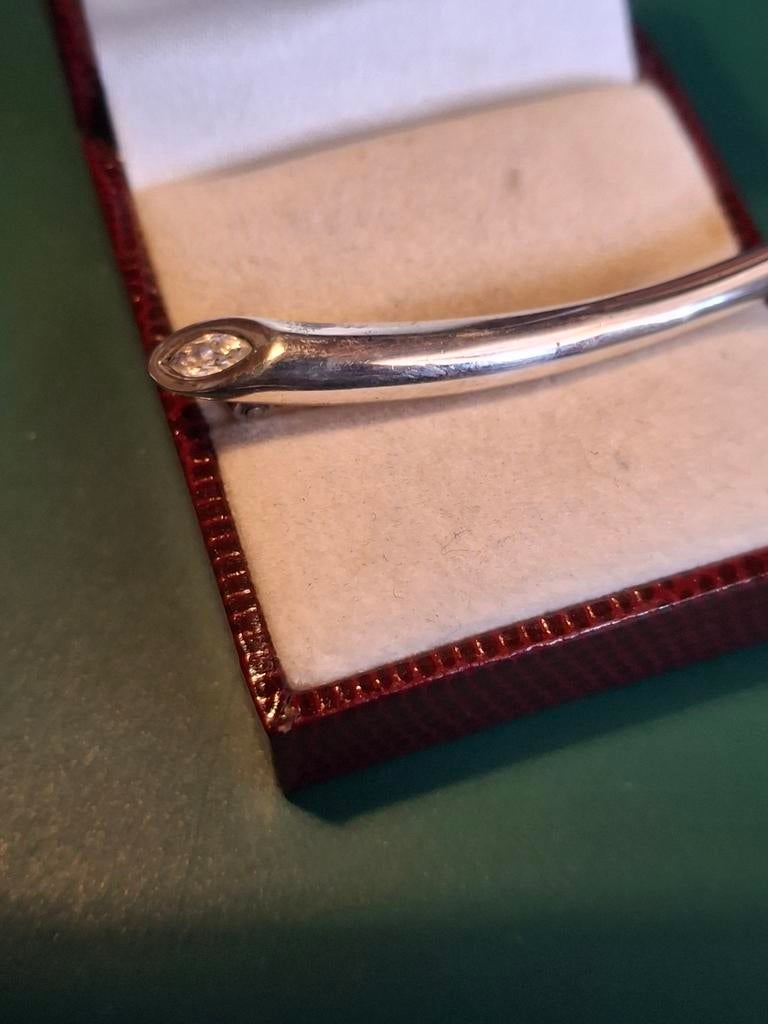 Zilveren broche, Ophalen of Verzenden