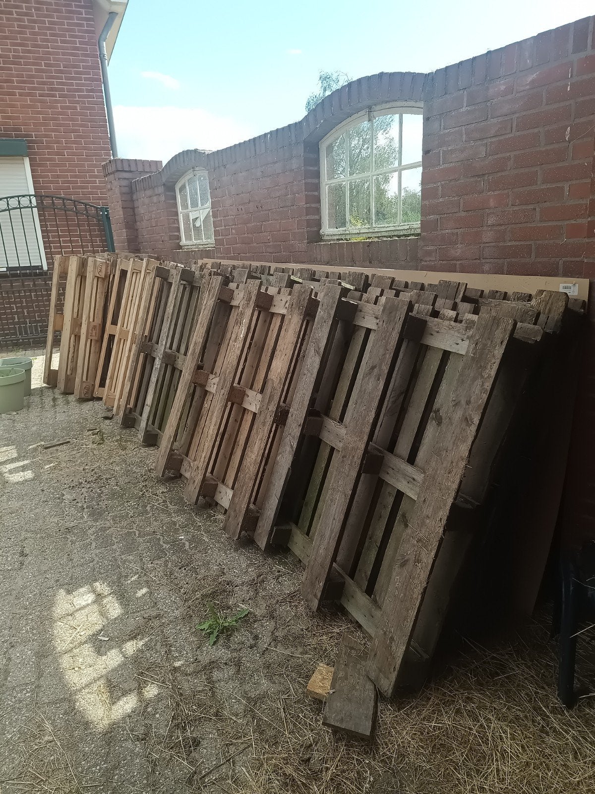 Gebruikte pallets voor diverse projecten, Ophalen, Gebruikt, Grenen, 50 mm of meer
