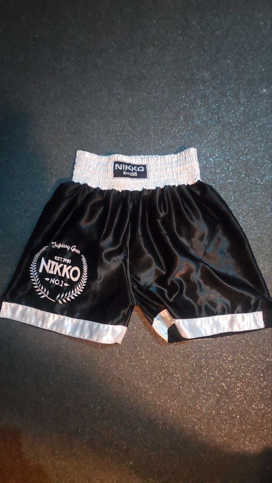 Nikko Sport Kickboksbroek - Zwart/Wit, Overige, Zo goed als nieuw, Vechtsportkleding, Maat M