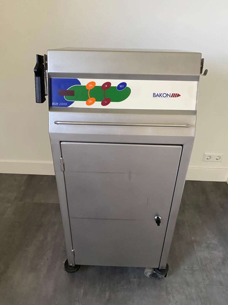 Bakkerij Bakon jelly 2000 geleispuitmachine, Ophalen, Gebruikt