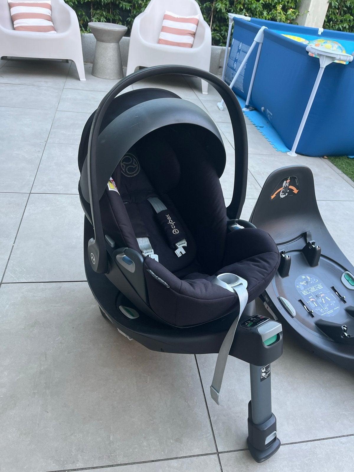 Cybex Cloud Z i-Size autostoel met 2x isofix base, Kinderen en Baby's, Autostoeltjes, Gebruikt, Slaapstand, Isofix, 0 t/m 13 kg
