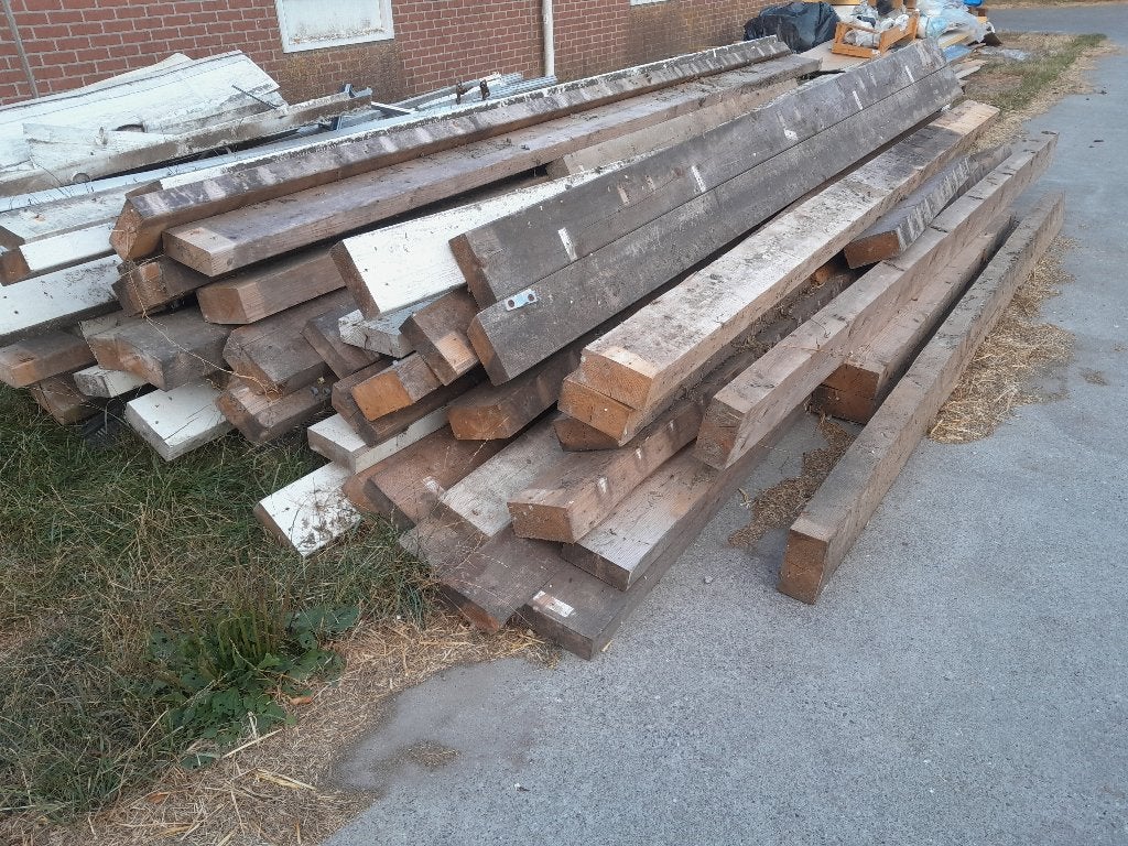 houten binten - houten balken, Ophalen, Gebruikt, Balk, Overige houtsoorten