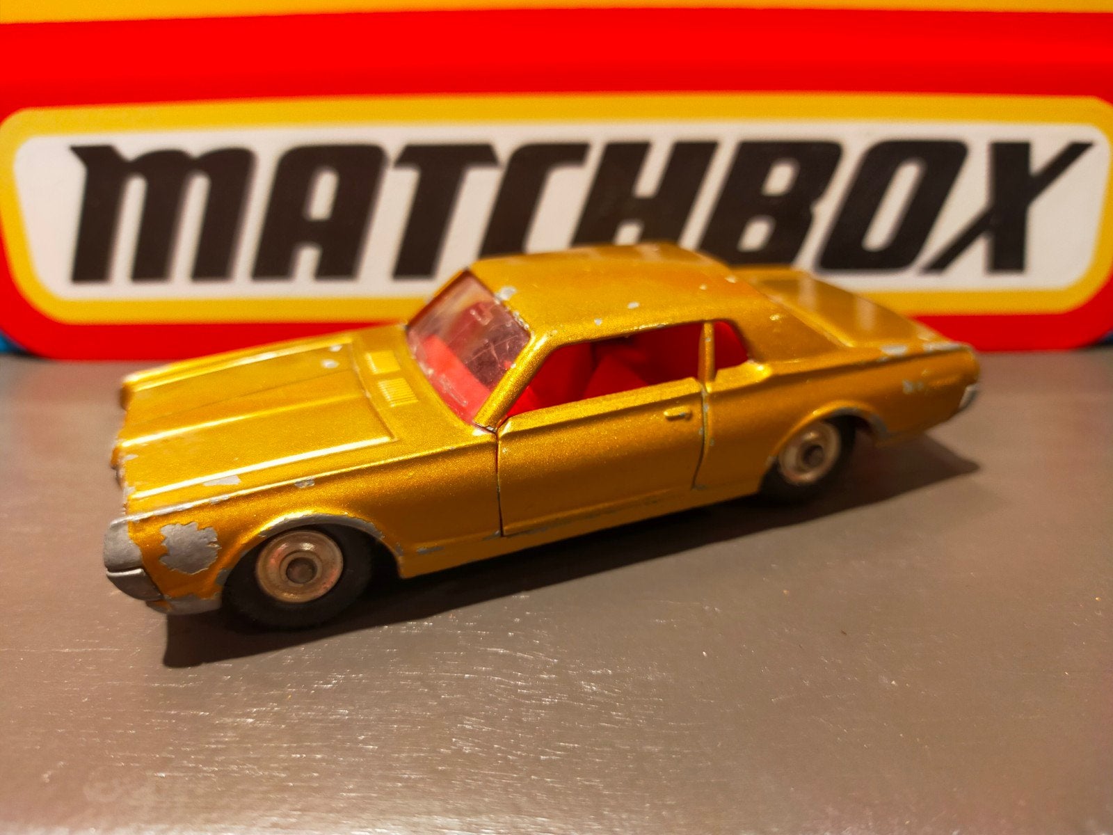 Matchbox King Size K-21 Mercury Cougar ), Hobby en Vrije tijd, Ophalen of Verzenden, Gebruikt, Auto, Matchbox