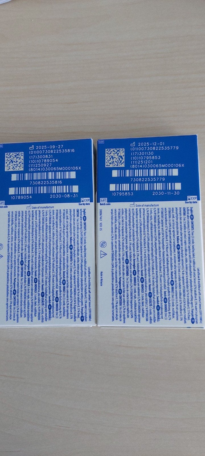 Multifocale lenzen 3 x per doosje, Ophalen of Verzenden, Nieuw, Overige merken