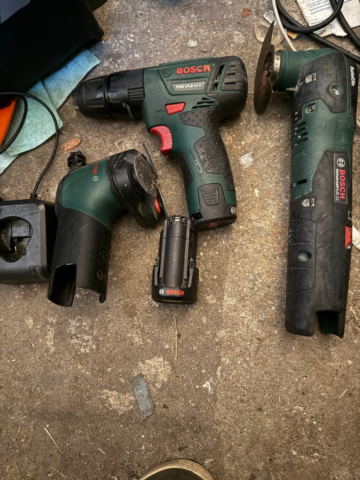 Bosch 12v for all/dewalt /bosch 18v bouwzuiger.accuslijper, Ophalen of Verzenden, Zo goed als nieuw