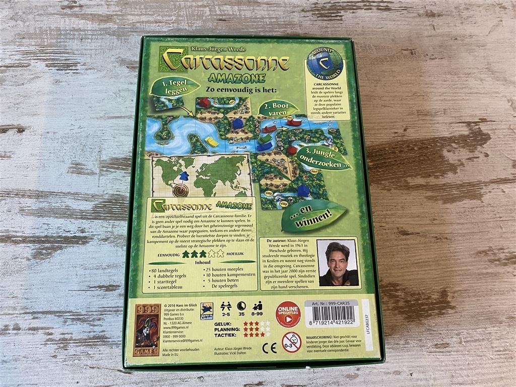 Carcassonne Amazone 999 games [s32], Hobby en Vrije tijd, Gezelschapsspellen | Bordspellen, Verzenden, Zo goed als nieuw