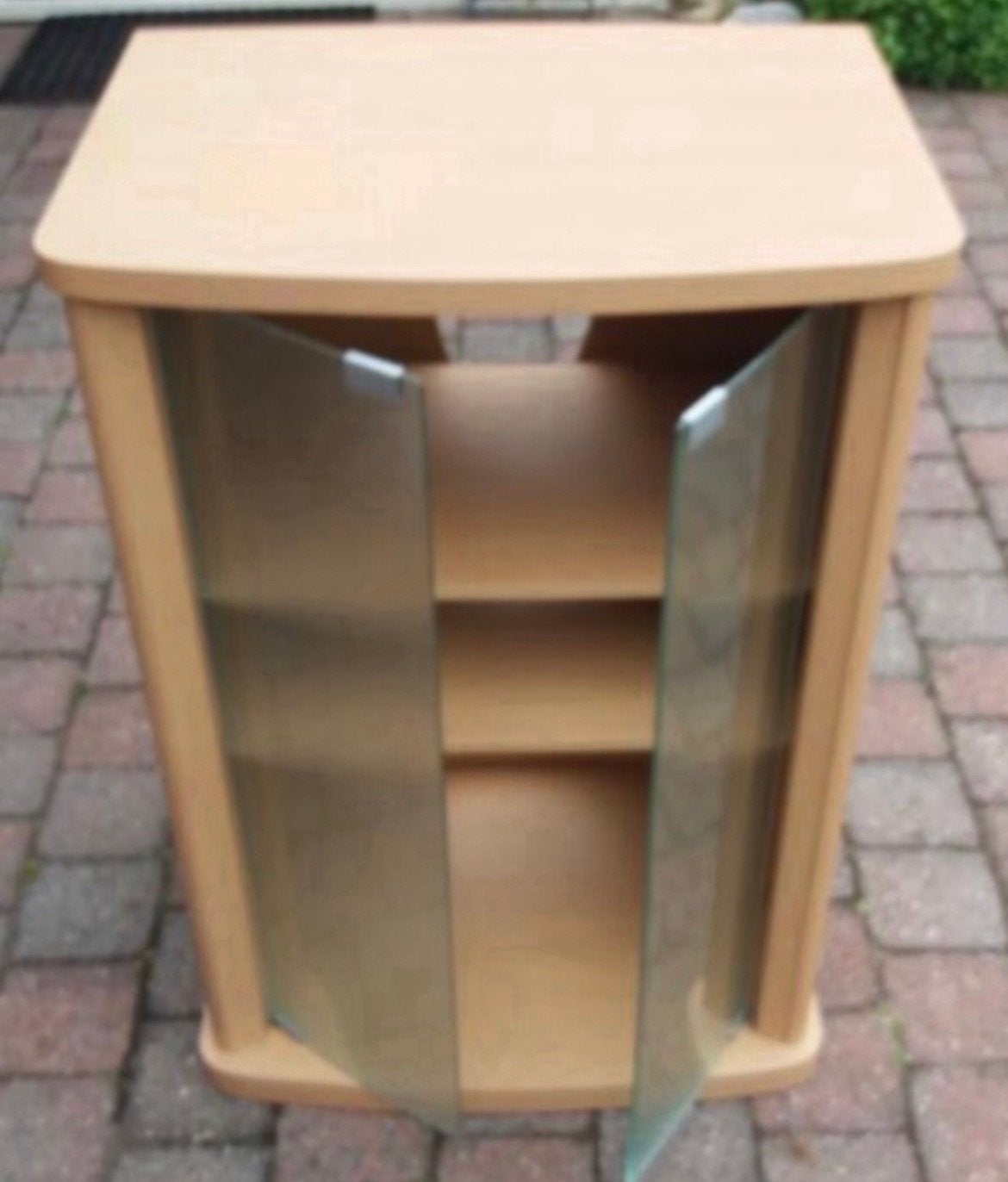 TV-meubel beuken, Huis en Inrichting, Ophalen, Minder dan 100 cm, 25 tot 50 cm, Glas