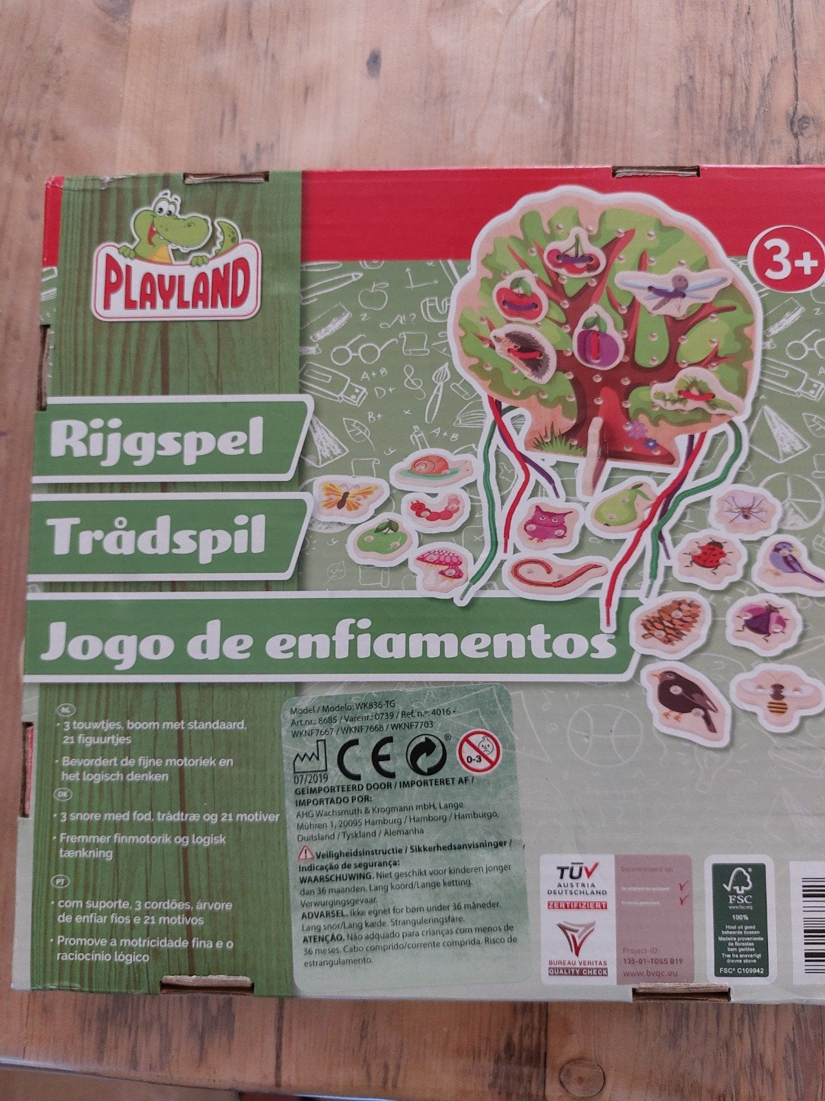 Playland Rijgspel Boom met Dieren en Insecten, Ophalen of Verzenden, Nieuw, Overige typen