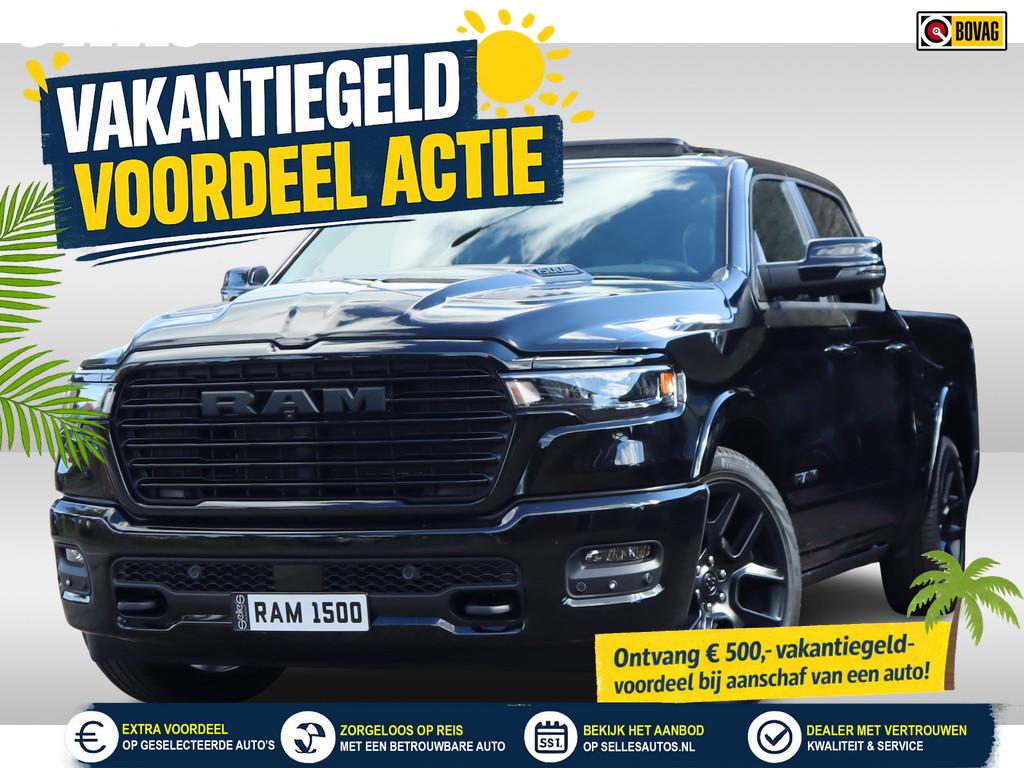 Dodge Ram 1500 2025 3.0L HURRICANE LARAMIE Night Premium | B, Auto's, Dodge, Bedrijf, Te koop, RAM 1500, 4x4, ABS, Achteruitrijcamera