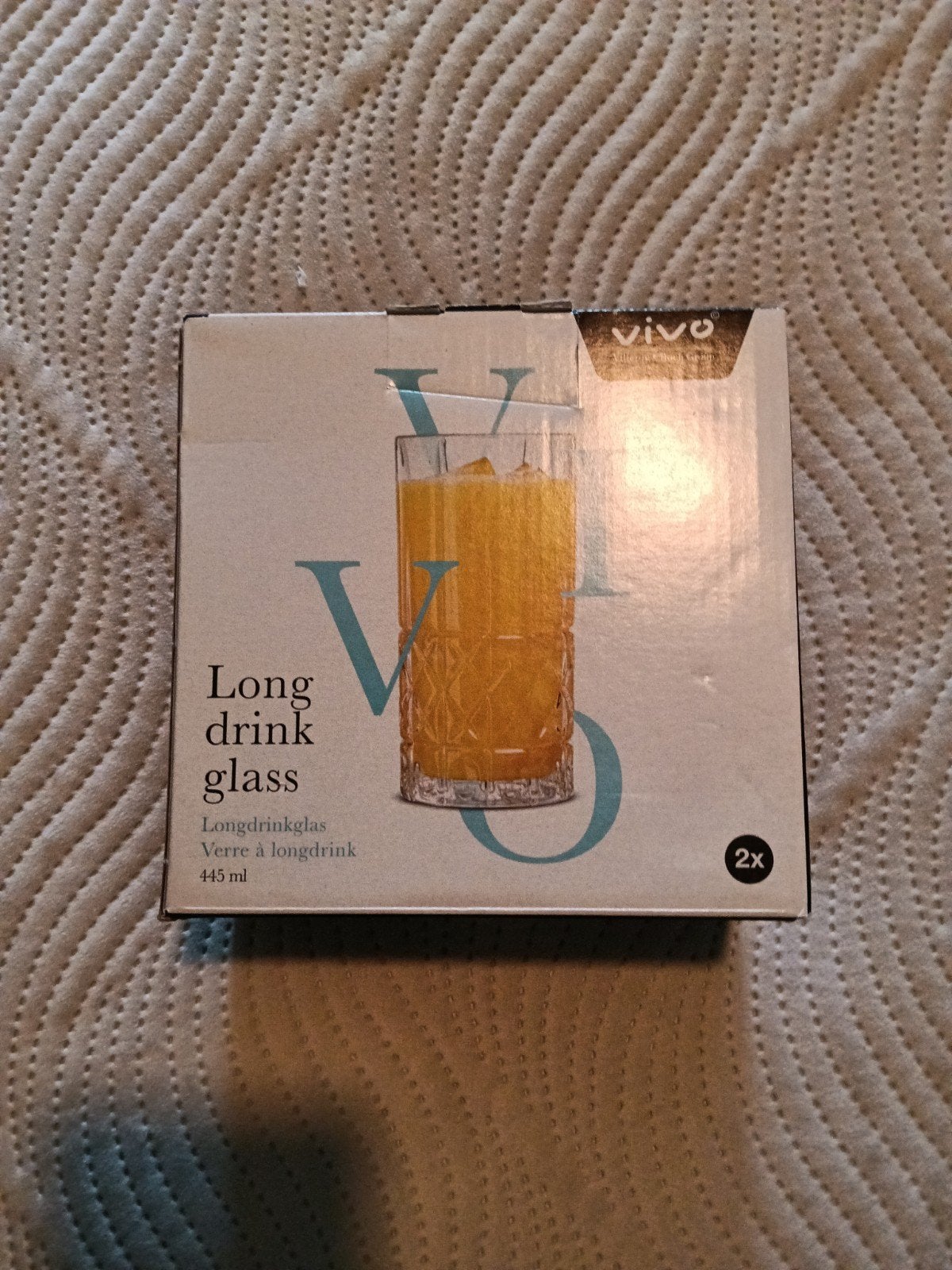 Vivo Longdrinkglazen - Kristal - Set van 2, Ophalen, Nieuw, Glas
