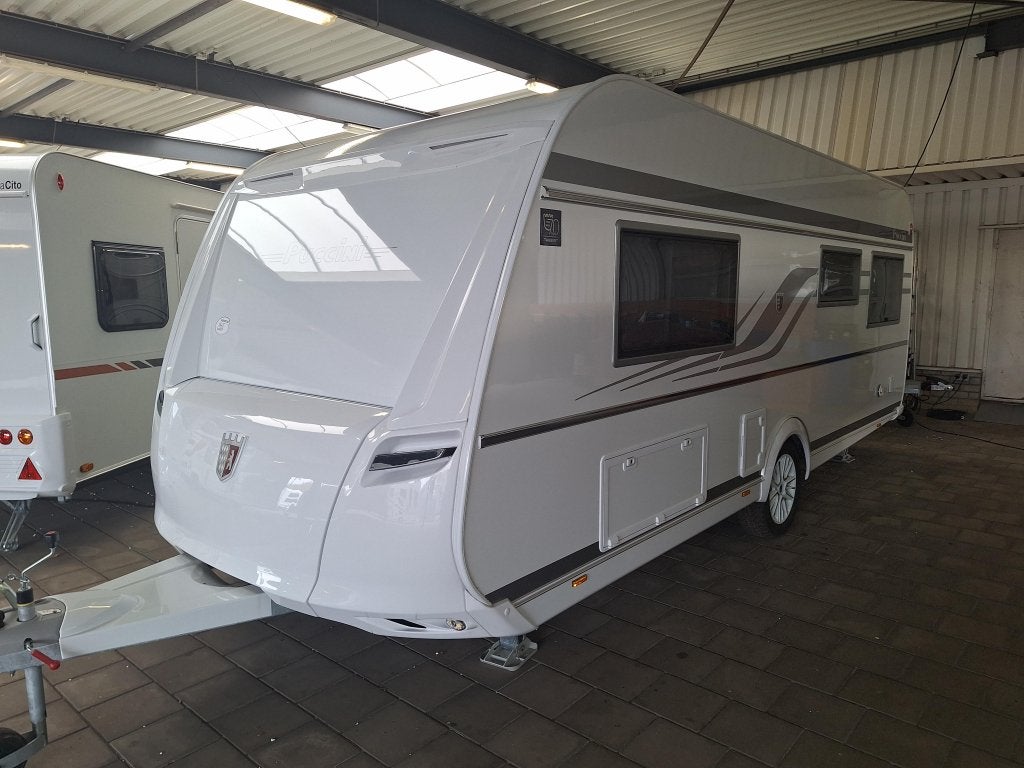 Tabbert Puccini 550 E 2.5 VOORRAAD VOORDEEL, Caravans en Kamperen, Rondzit, Tabbert, Overige typen, Tot en met 4