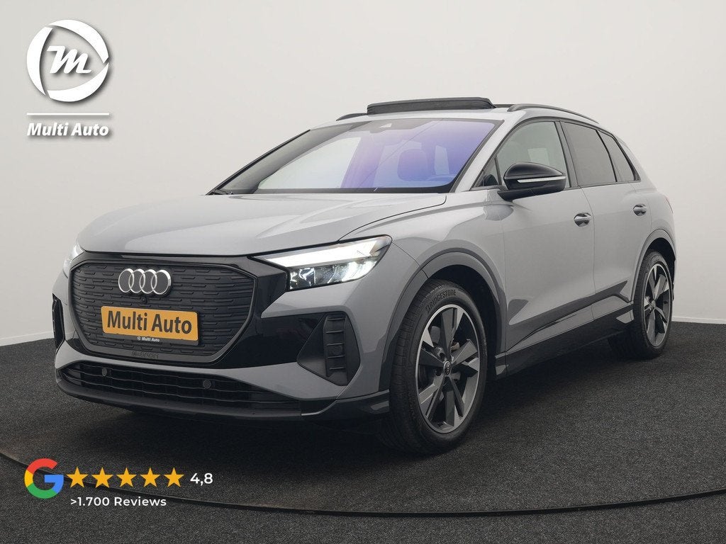 Audi Q4 e-tron 45 Quattro Edition 76,6 kWh 265pk Dealer O.H., Auto's, Audi, Gebruikt, Leder, 490 km, SUV of Terreinwagen