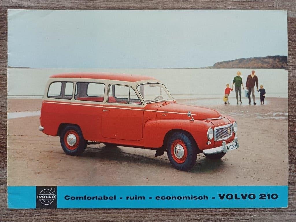 Volvo 210 brochure uit 1961, Ophalen of Verzenden, Gelezen, Volvo