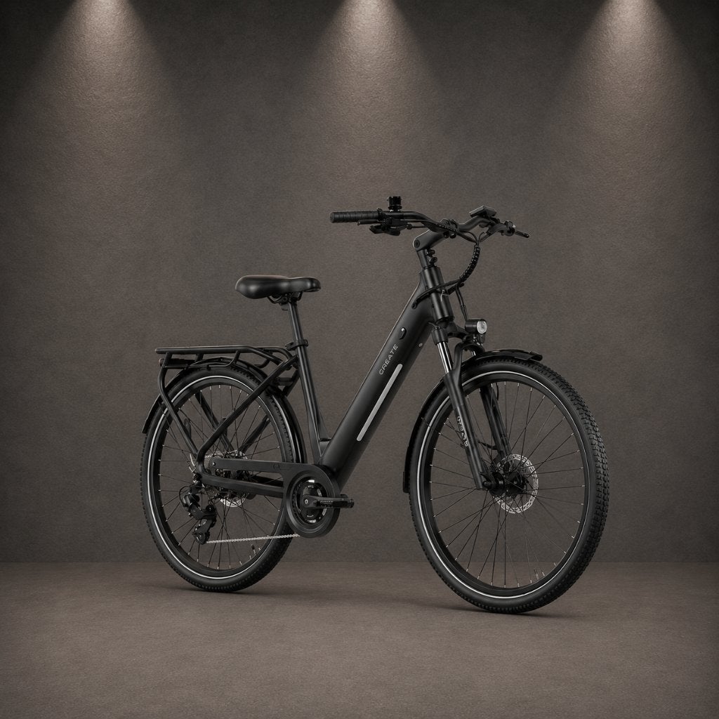 E-bike Qreate City Air | gratis kettingslot | Garantie