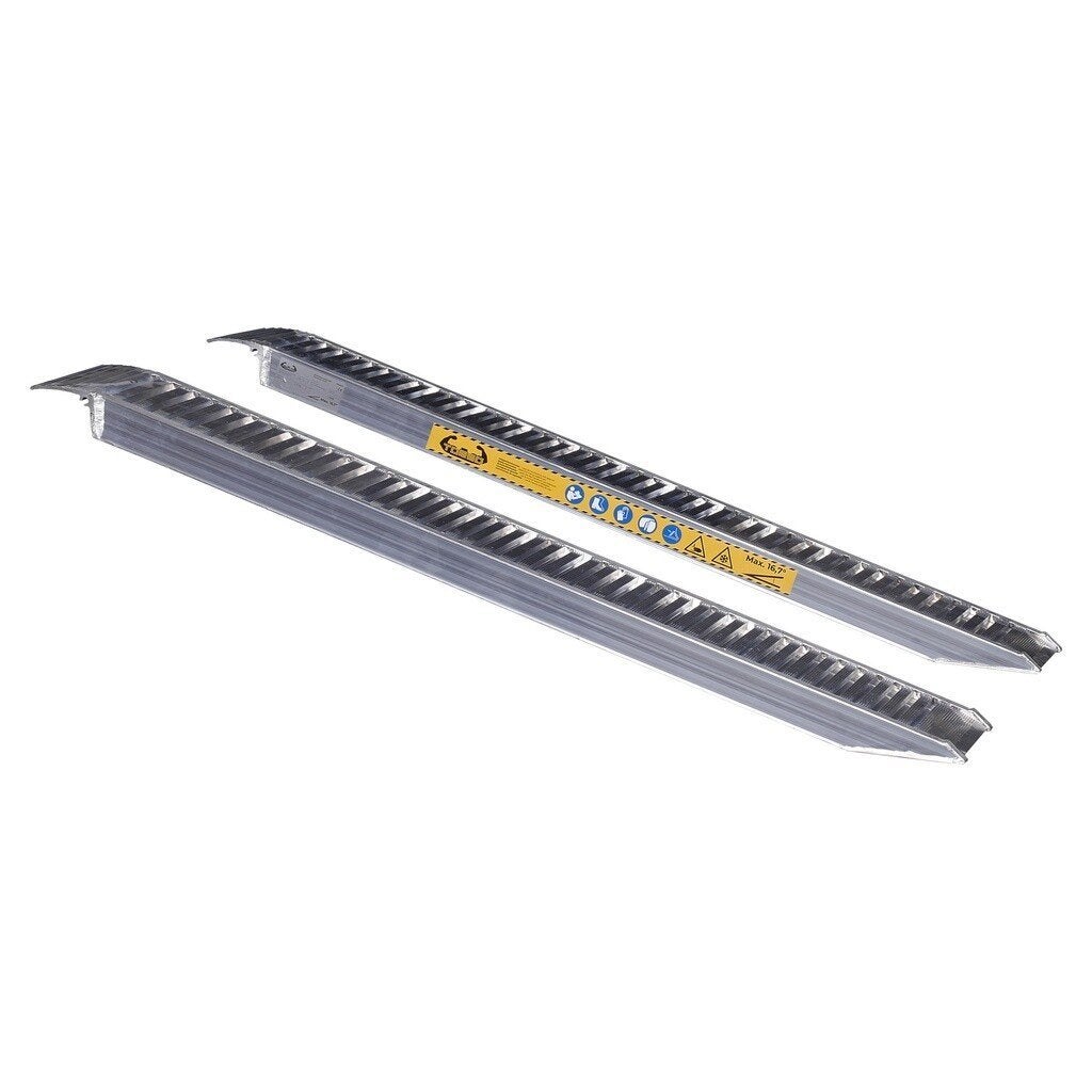Oprijplaten set 2,3m 2950 kg aluminium, Verzenden
