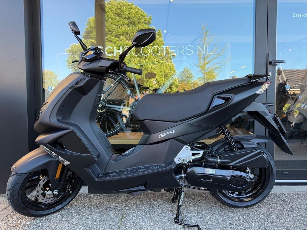 Peugeot Speedfight 4 | E5+ | Black Edition | Vandaag rijden?, Fietsen en Brommers, Brommers | Peugeot, Maximaal 45 km/u, Onbekend