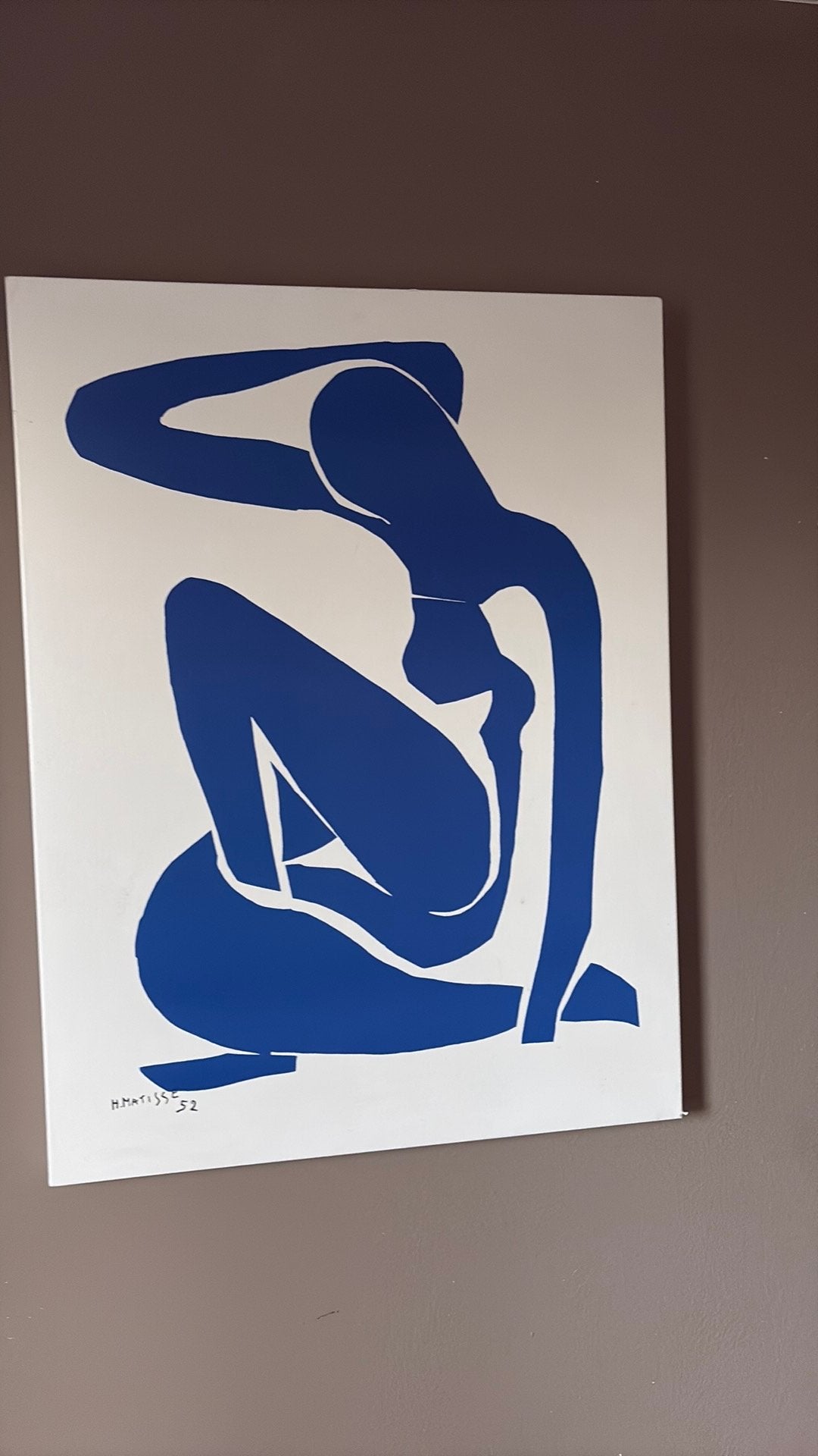 Schilderij reproductie Henri Matisse blue nude 1, Ophalen of Verzenden