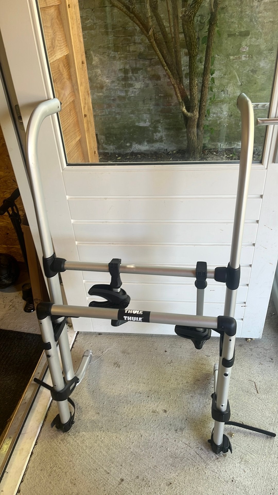 Thule Elite G2 fietsendrager achterzijde caravan, Ophalen, 2 fietsen, Gebruikt, Achterklepdrager