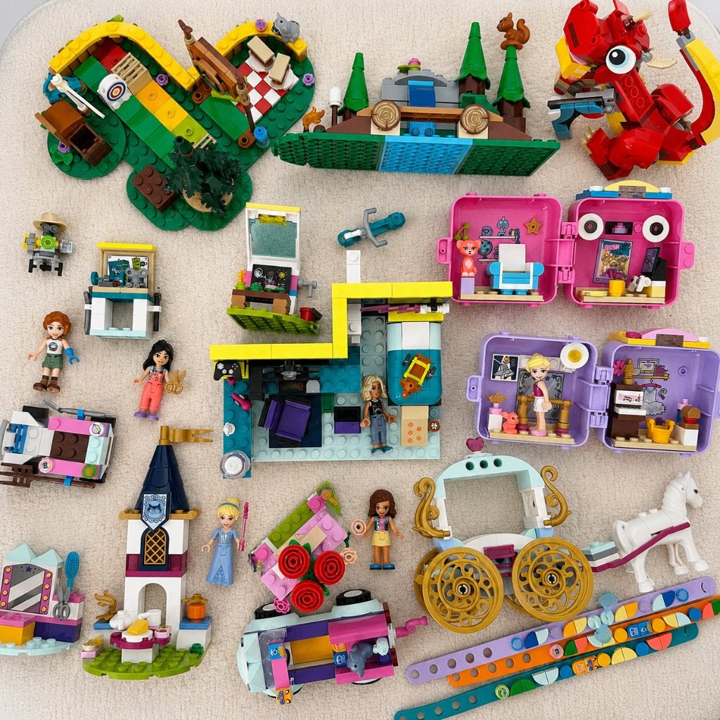 LEGO Partij: Friends, Disney Elsa, Creator Draak & DOTS, Kinderen en Baby's, Speelgoed | Duplo en Lego, Ophalen, Compleet, Lego