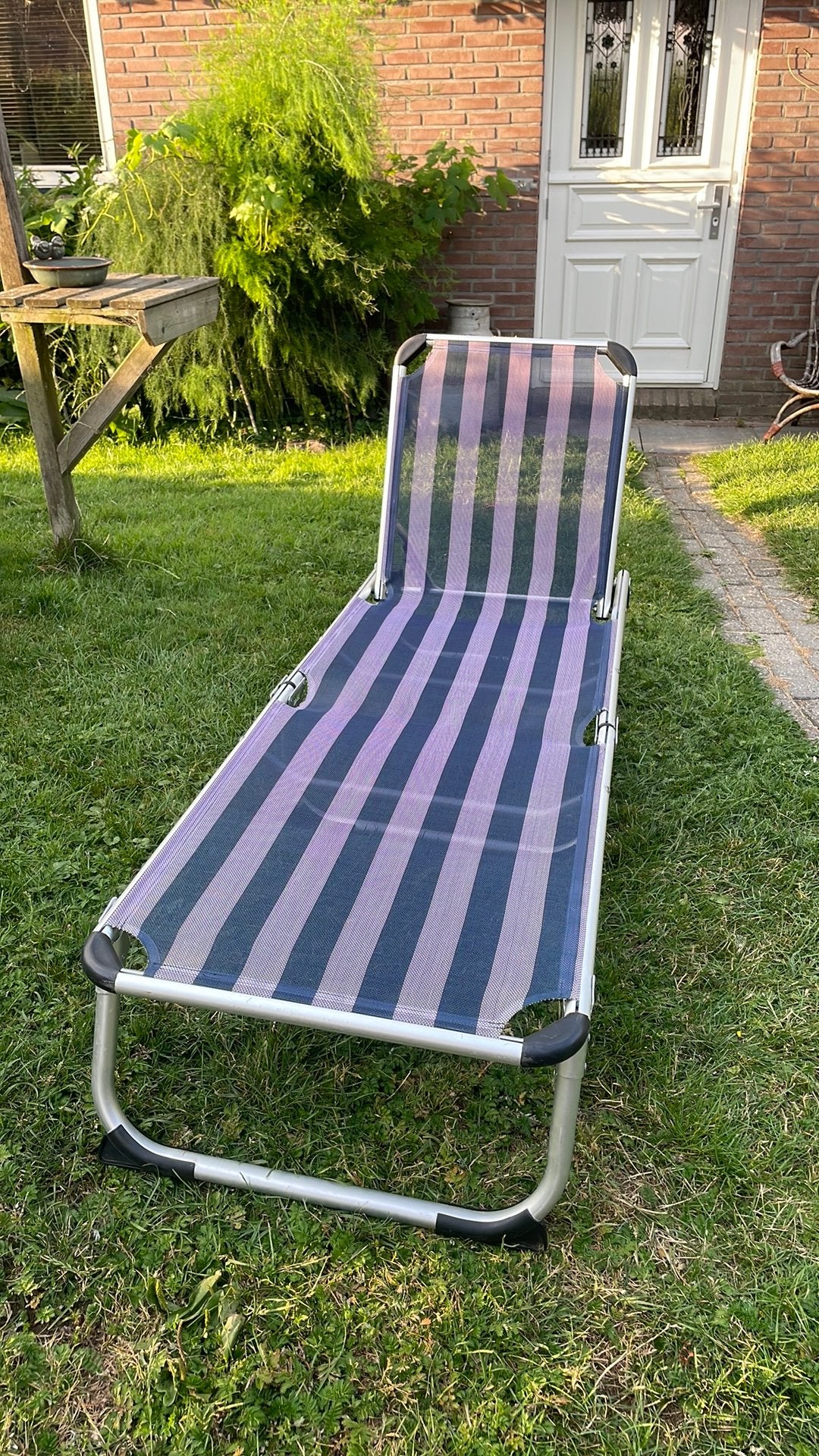 Stretchbed / ligbed, Ophalen, Gebruikt, Aluminium, Verstelbaar