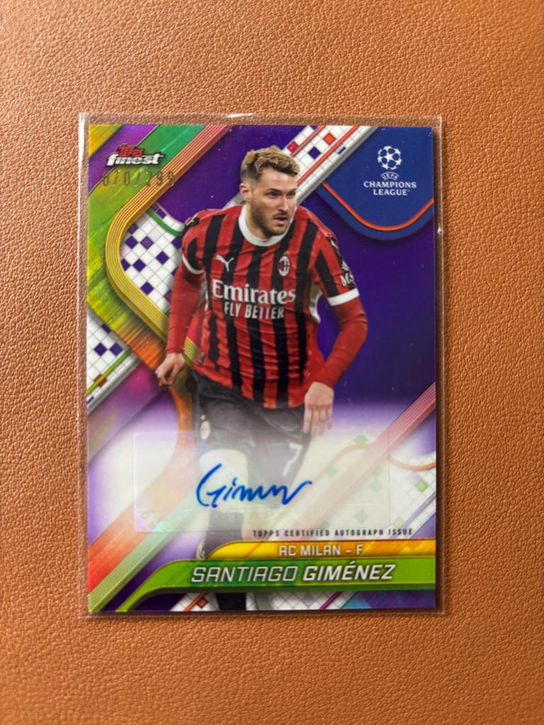 Santiago Gimenez Topps finest auto /299, Ophalen of Verzenden, Zo goed als nieuw