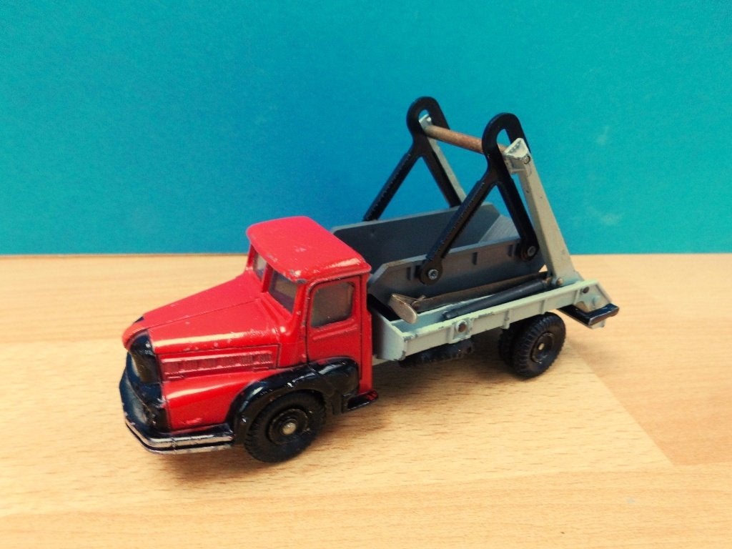 DINKY TOYS MECCANO FRANKRIJK No. 805 UNIC MULTIBENNE MARRÈL, Ophalen of Verzenden, Zo goed als nieuw, Bus of Vrachtwagen, Dinky Toys