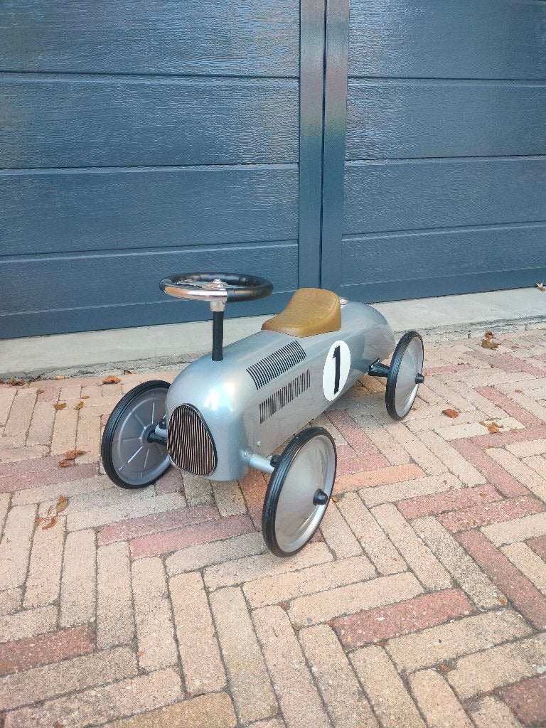 Metalen Loopauto Retro Roller, Kinderen en Baby's, Speelgoed | Buiten | Voertuigen en Loopfietsen, Ophalen, Gebruikt, Loopvoertuig