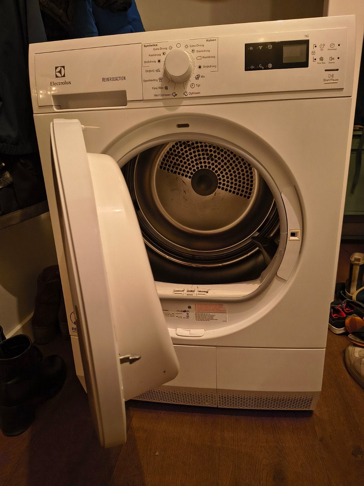 Electrolux edp2074pew wasdroger  - Goede staat, Witgoed en Apparatuur, Ophalen, 6 tot 8 kg, Gebruikt, Anti-kreukfase