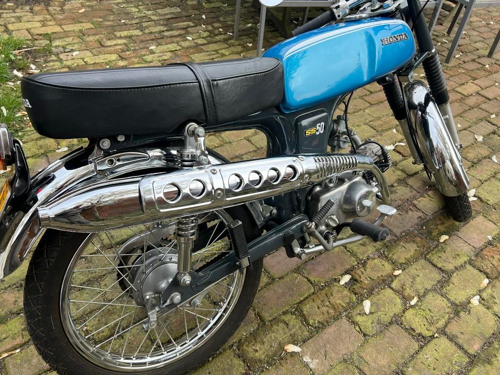 Honda SS50 - Klassieke bromfiets in goede staat, Fietsen en Brommers, Brommers | Honda, Ophalen, Overige modellen, Maximaal 45 km/u