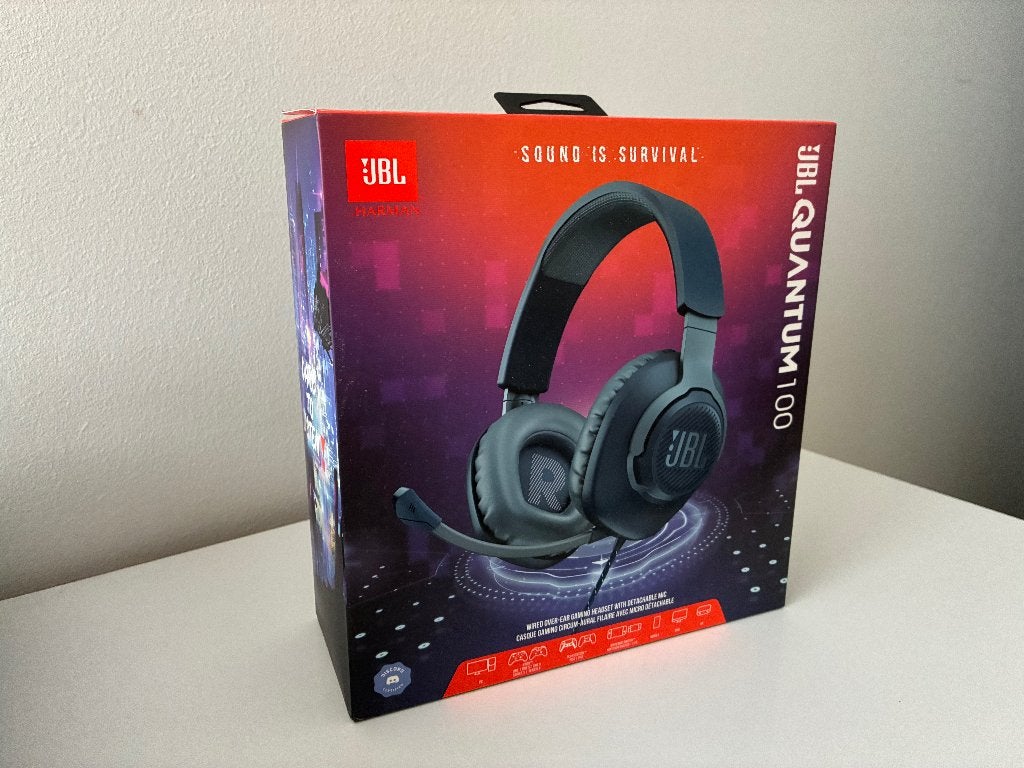JBL Quantum 100 gaming headset nieuw in seal, JBL, Nieuw, Ophalen of Verzenden, Over-ear