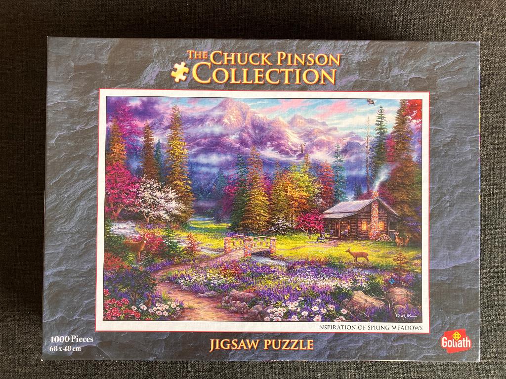 3 legpuzzel - the Chuck Pinson Collection - 1000 stukjes, Ophalen of Verzenden, 500 t/m 1500 stukjes, Zo goed als nieuw, Legpuzzel
