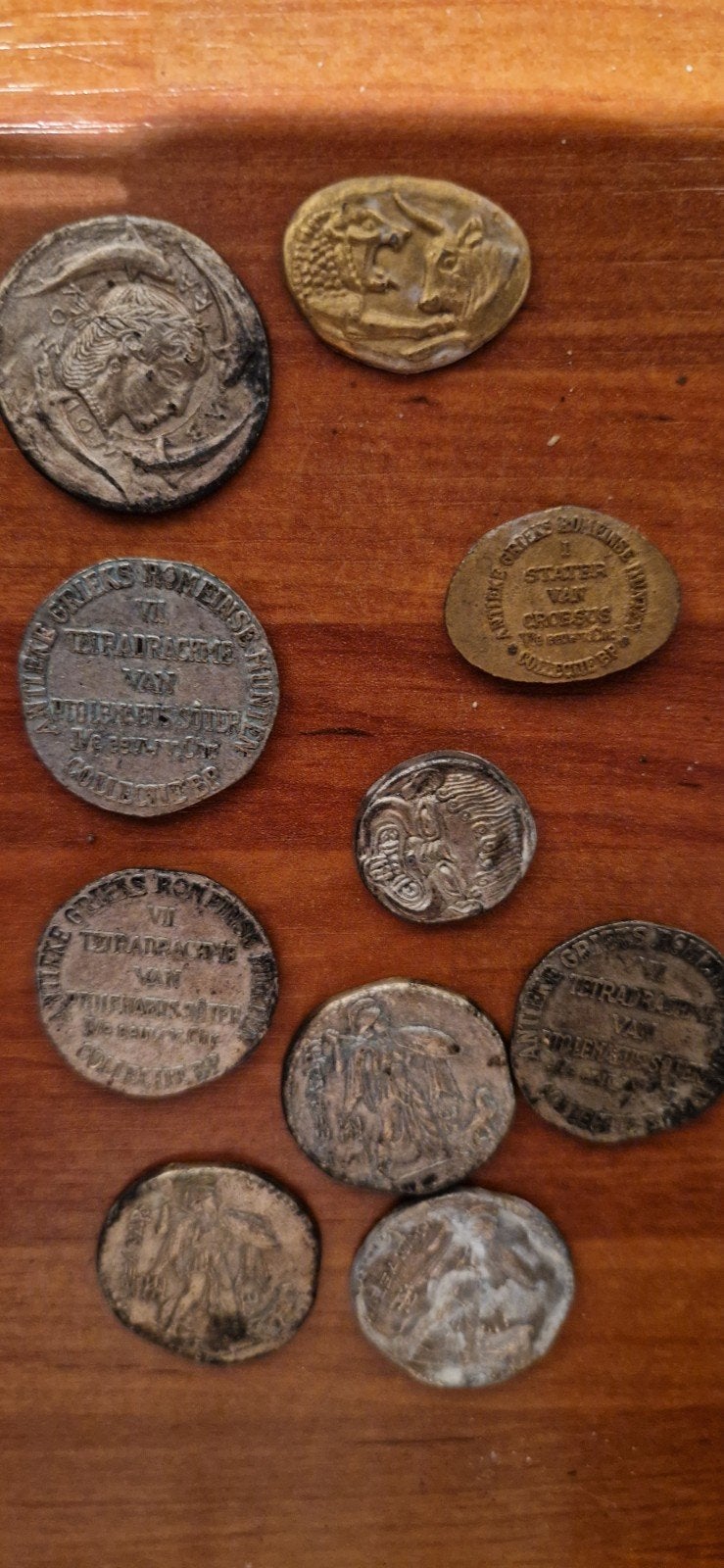 Griekse en Romeinse munten, collectie BP - Set van 10, Ophalen, Midden-Oosten